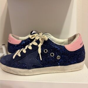 Golden Goose Blue Pink Sneakers